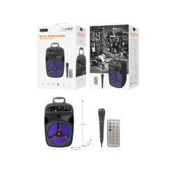 ALTAVOZ BLUETOOTH ONEPLUS F6297 NE AUDIO/USB/TF CARD/FM/KARAOKE NEGRO ALTAVOZ BLUETOOTH ONEPLUS F6297 NE AUDIO/USB/TF CARD/FM/KARAOKE NEGRO